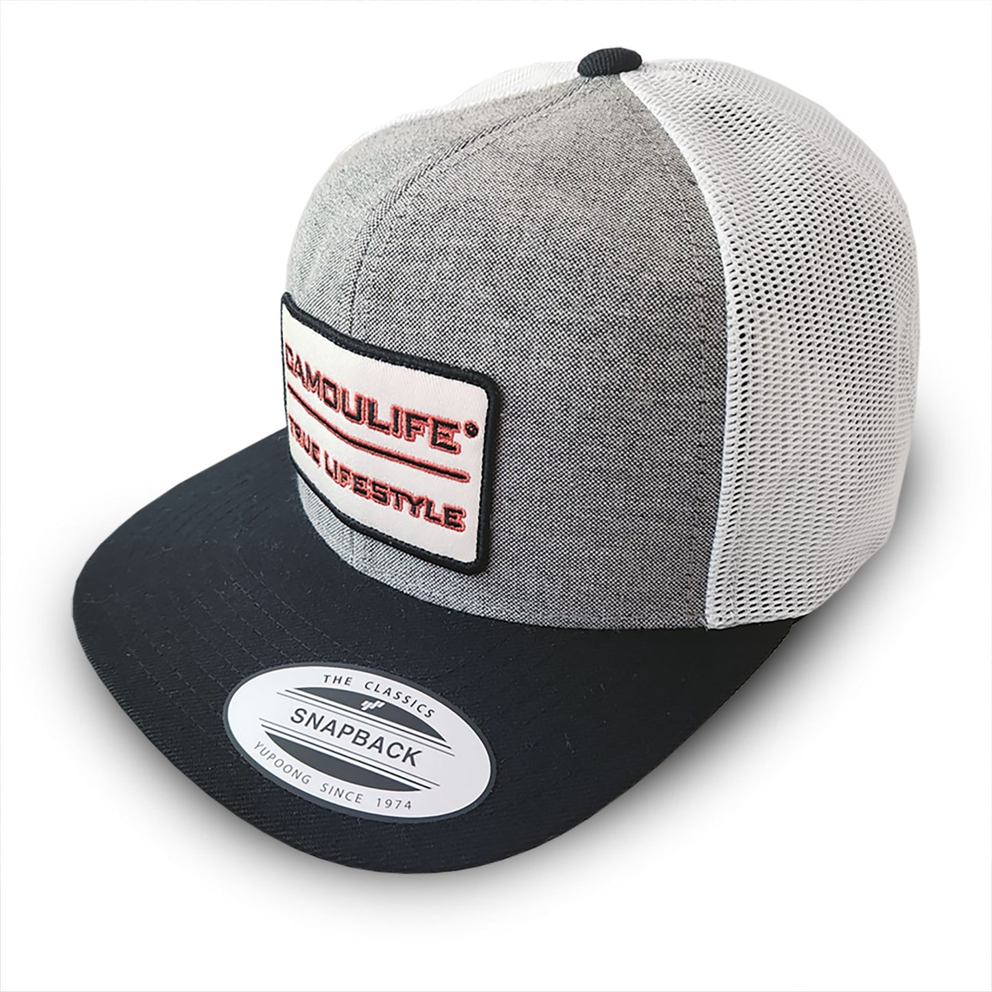 FB708 Camoulife Hunting Vintage Outdoor Patch Baseball Trucker Cap (110 Trucker Cap) Black