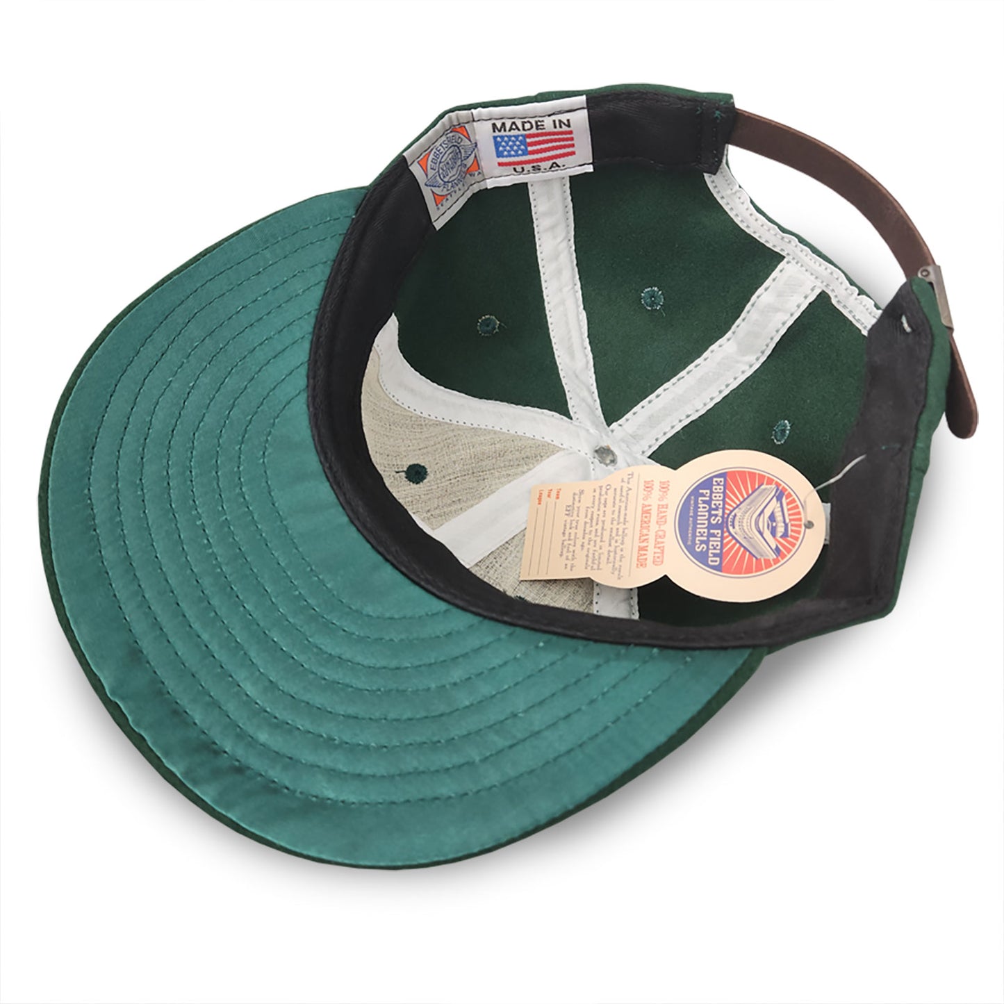 Vintage Outdoor Unstructured Ebbets Field Flannels Baseball Cap Black, USA